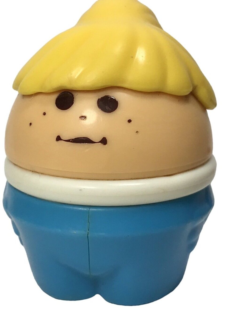 Vintage Little Tikes Toddler Blonde Female Girl Blue And White Toy 2”
